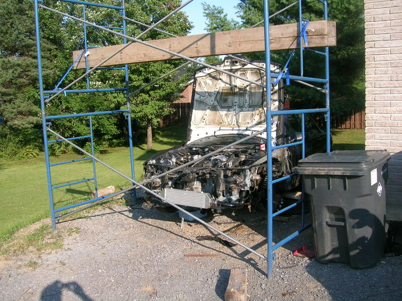 diy engine hoist wood